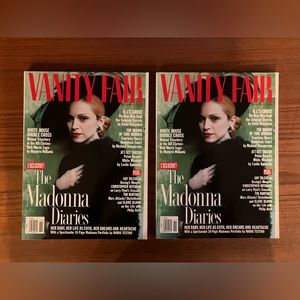 1996 Vanity Fair Madonna Diaries Magazine - 2 count (MINT condition!!)